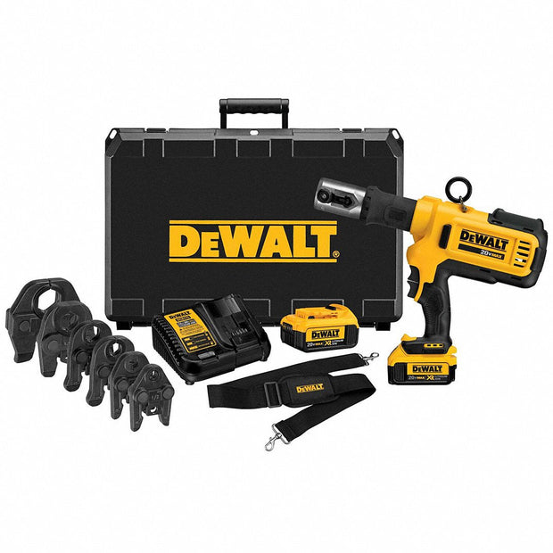 Sell your used DeWALT tools – Get cash for DeWalt 20V MAX 6-Ton Dieless Cable Crimping Tool Kit DCE350M2 at WeBuyTool.com