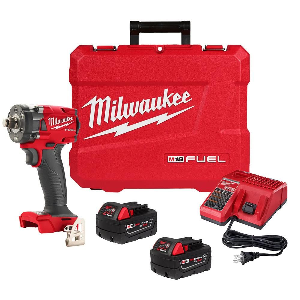 Sell your used Milwaukee tools – Get cash for Milwaukee 2855-22R M18 FUEL 1/2 " Compact Impact Wrench w/ Friction Ring Kit at WeBuyTool.com